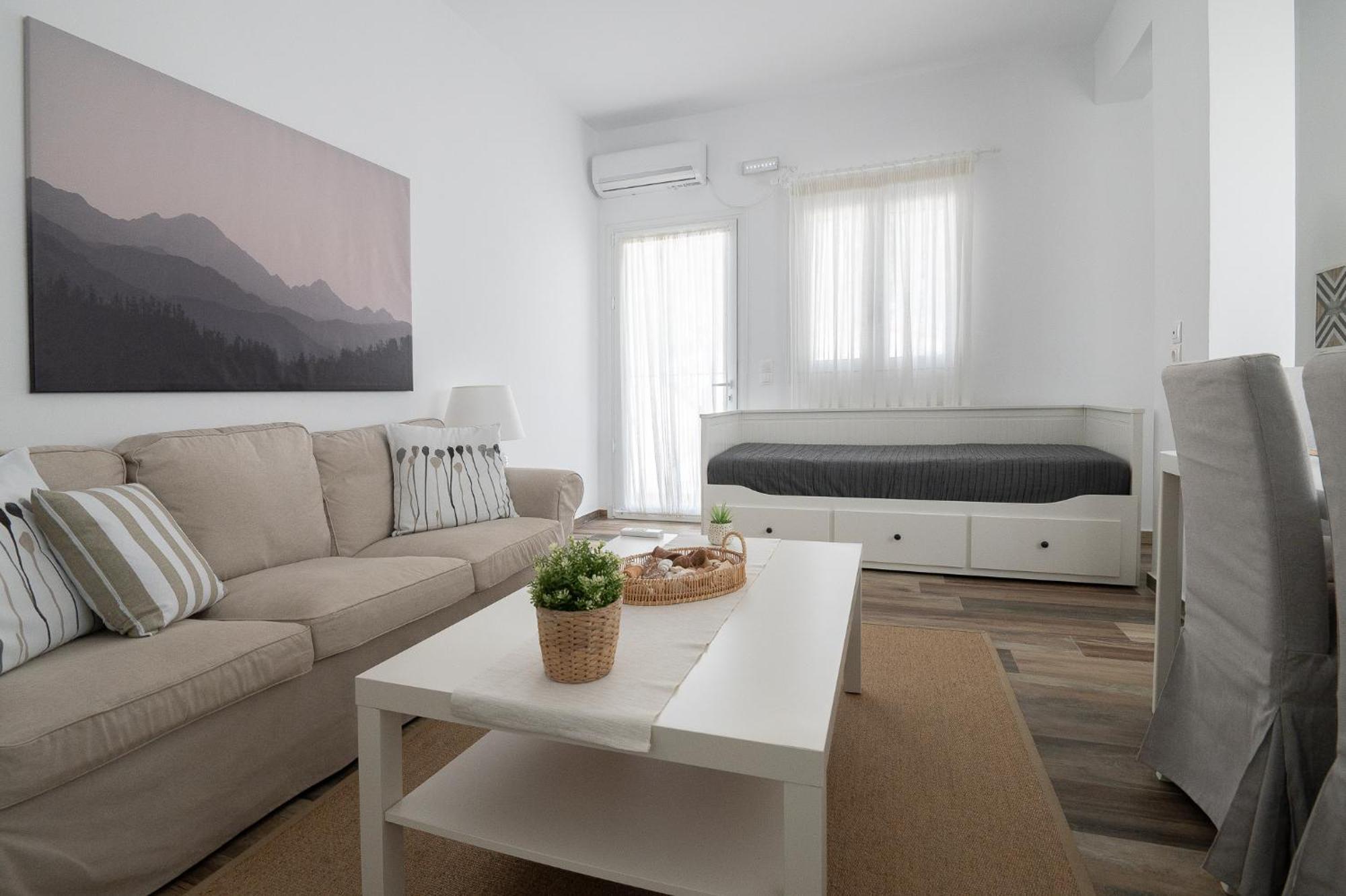 Pouletis Family Apartments - Akroyali Seaview Getaways Kalamáta Rom bilde